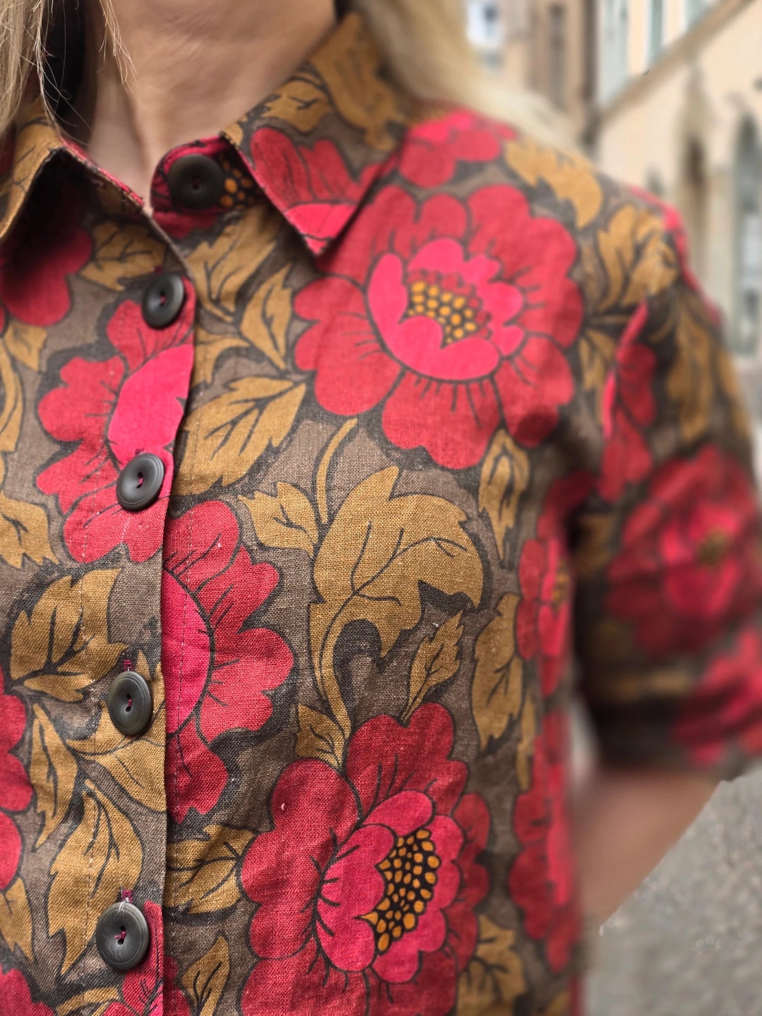 Blus Rosenvik lin | Rino Blus i S från Rino Design Sthlm