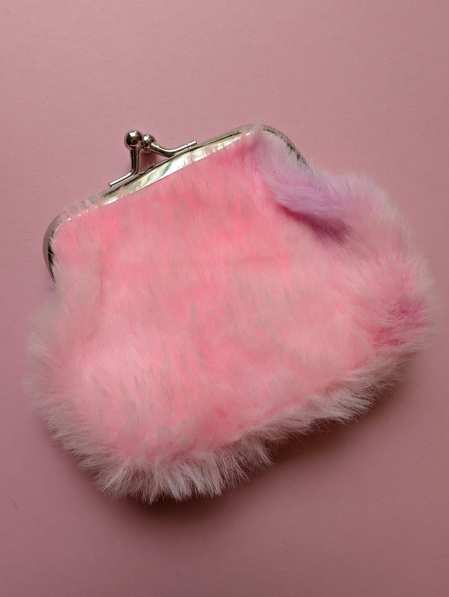 Börs rosa fluff - Rino Design Sthlm