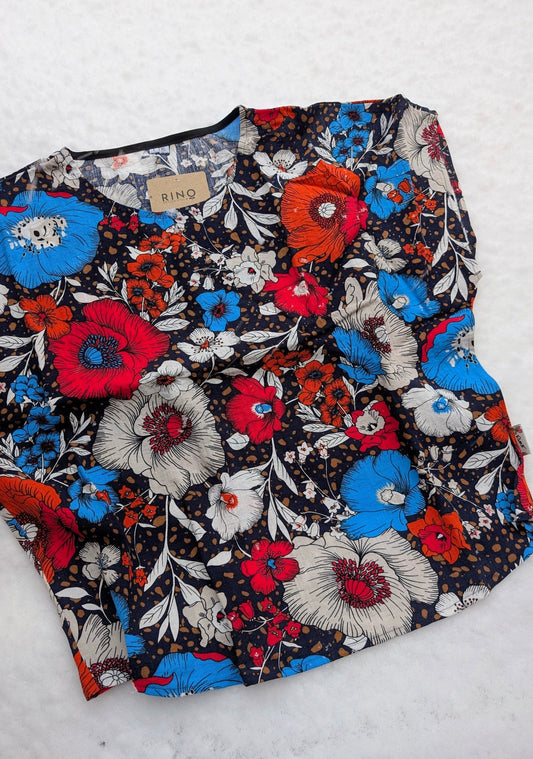 Box - blus dam – Blå Blomma - Rino Design Sthlm