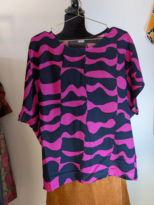 Box - blus dam – Cerisemönstrad - Rino Design Sthlm