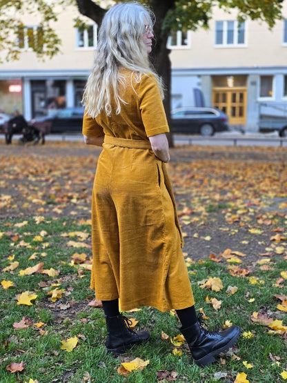 Byxdress Manchester Gul - Rino Design Sthlm