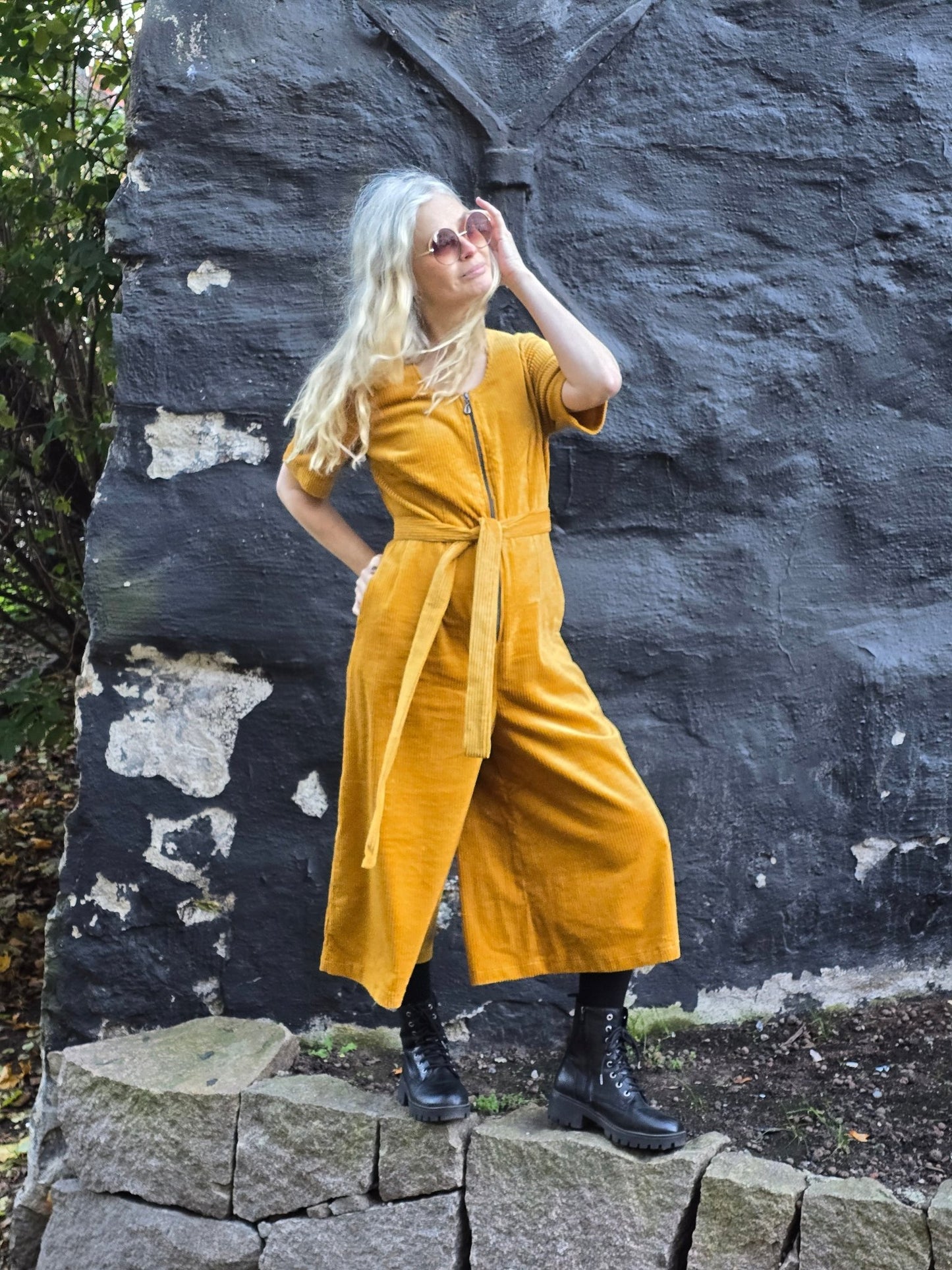 Byxdress Manchester Gul - Rino Design Sthlm