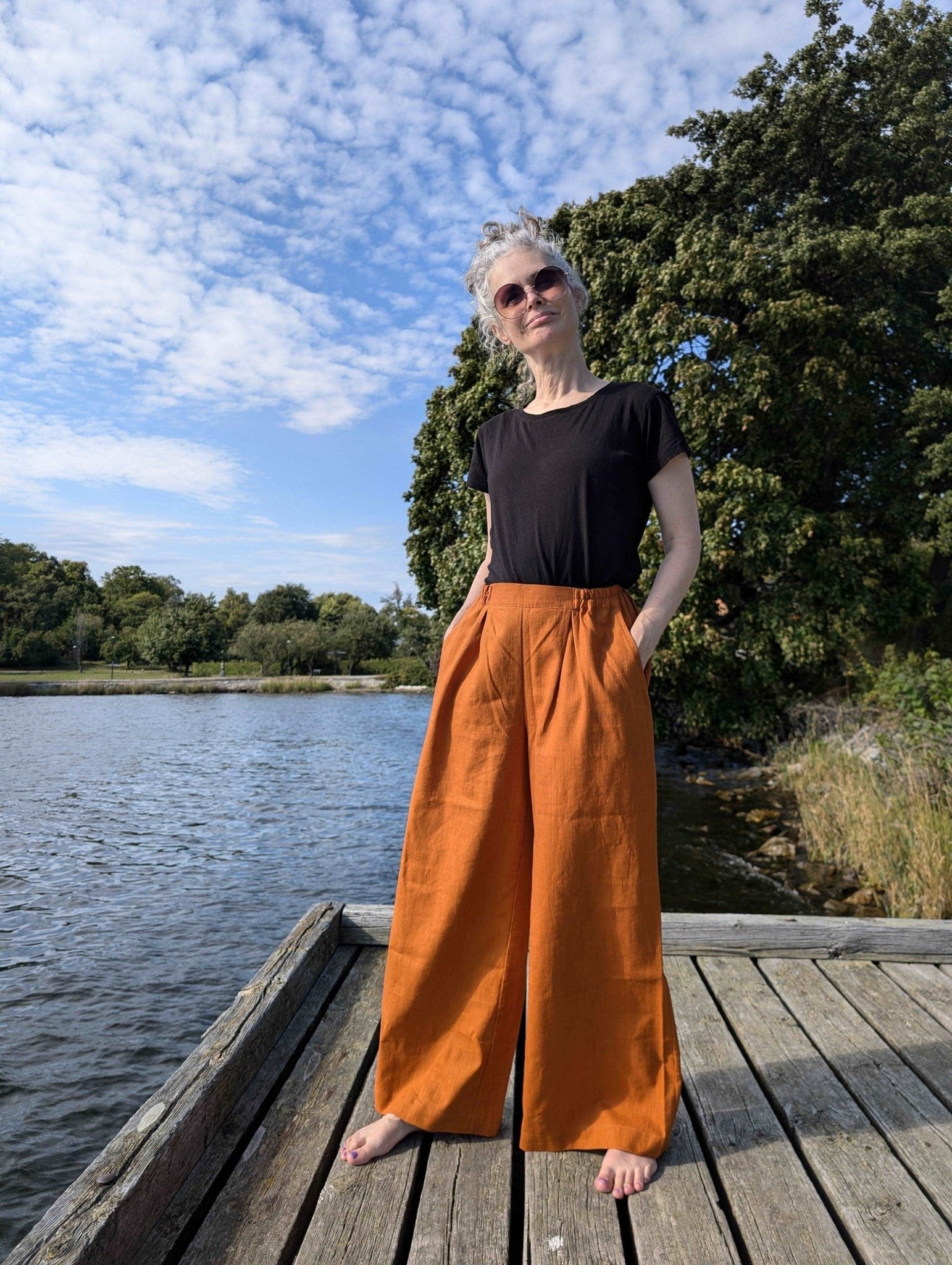 Byxor City Rost | Rino Byxor i S från Rino Design Sthlm