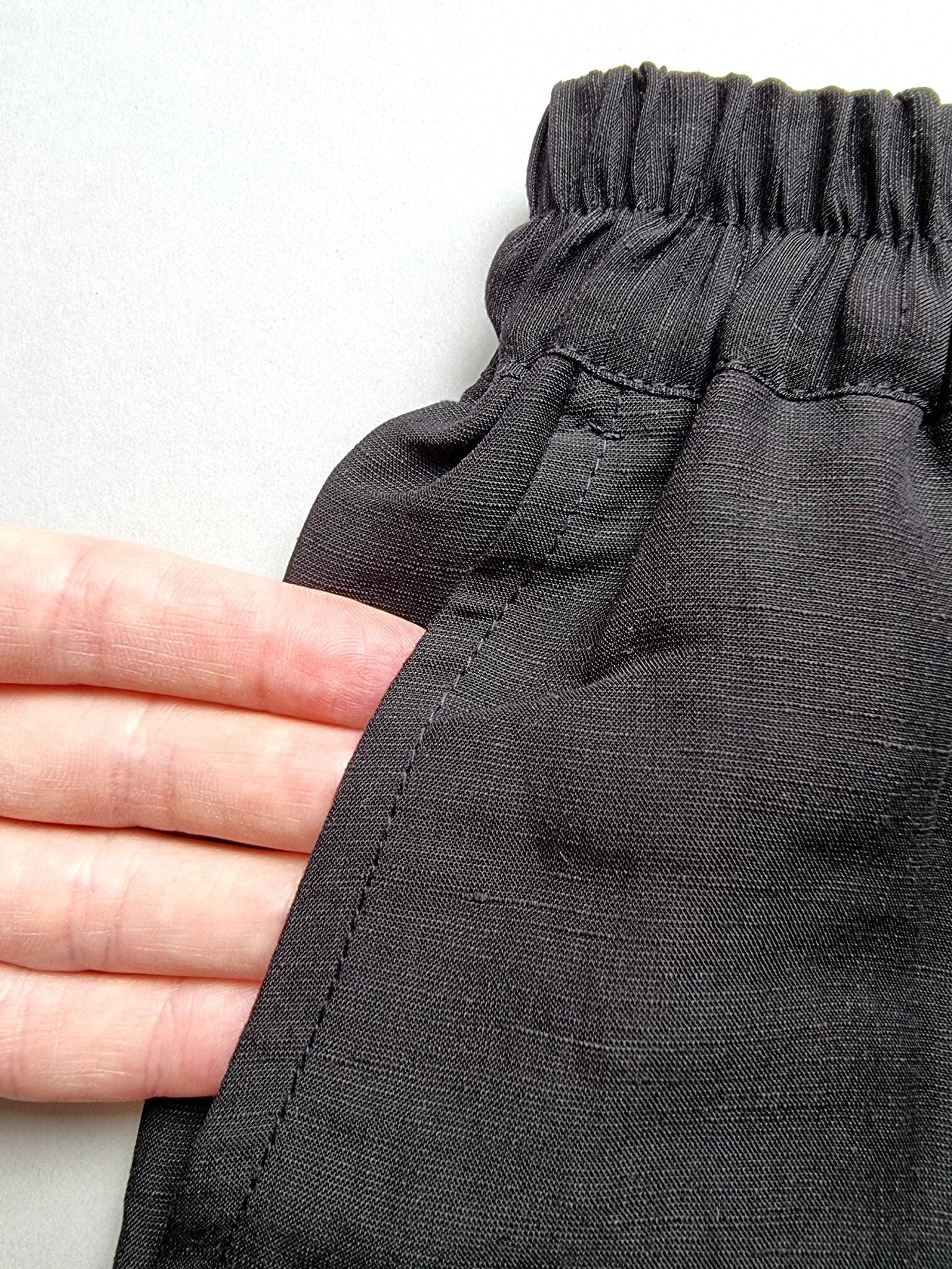 Svarta Linnebyxor City | Rino Byxor i S från Rino Design Sthlm