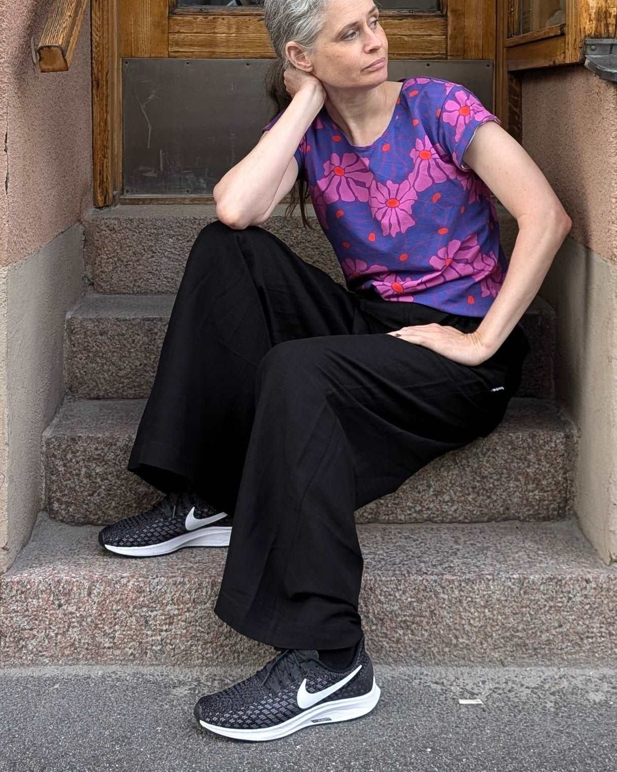 Svarta Linnebyxor City | Rino Byxor i S från Rino Design Sthlm