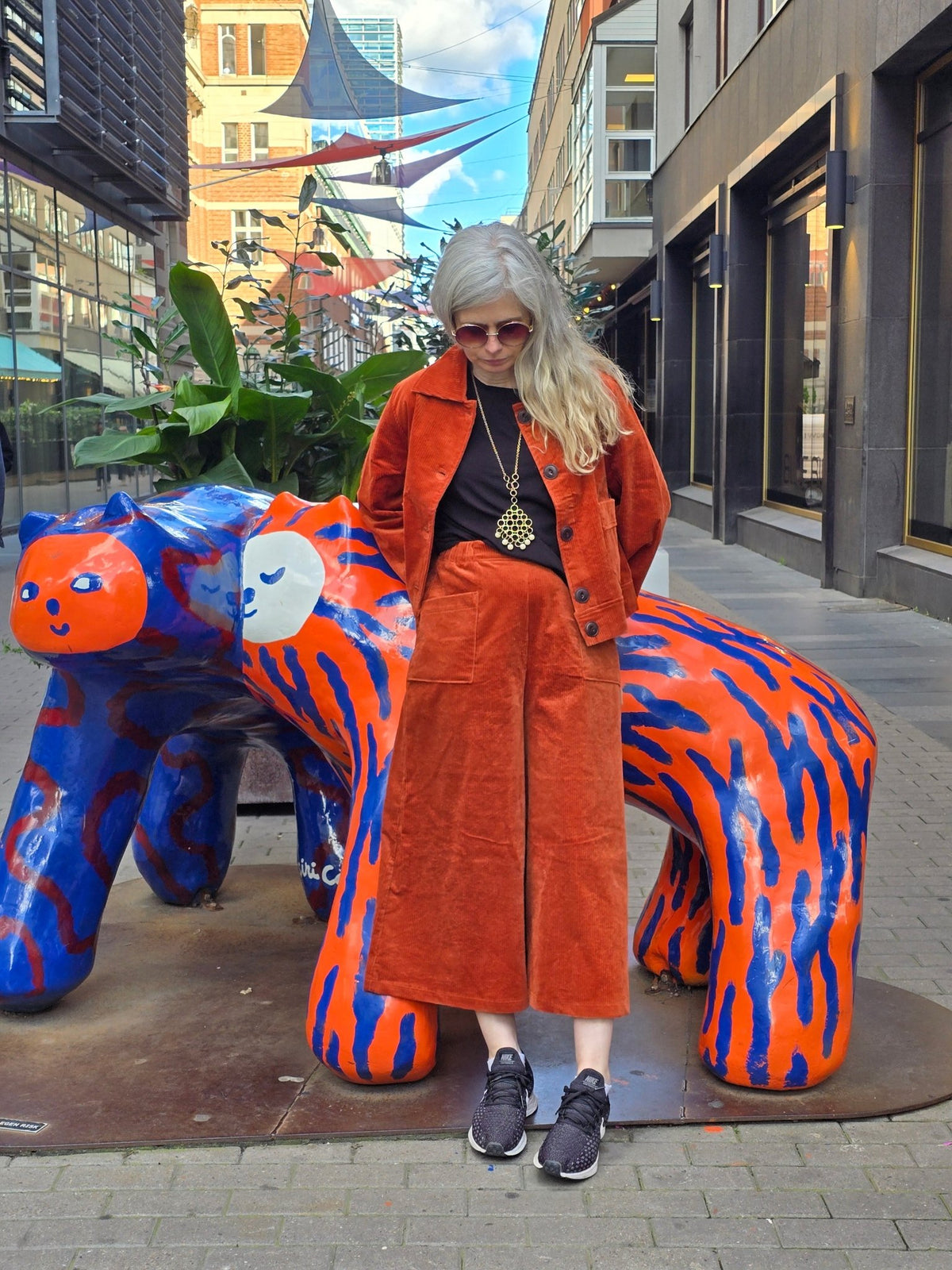 Culottebyxor manchester rost | Rino Byxor i S från Rino Design Sthlm