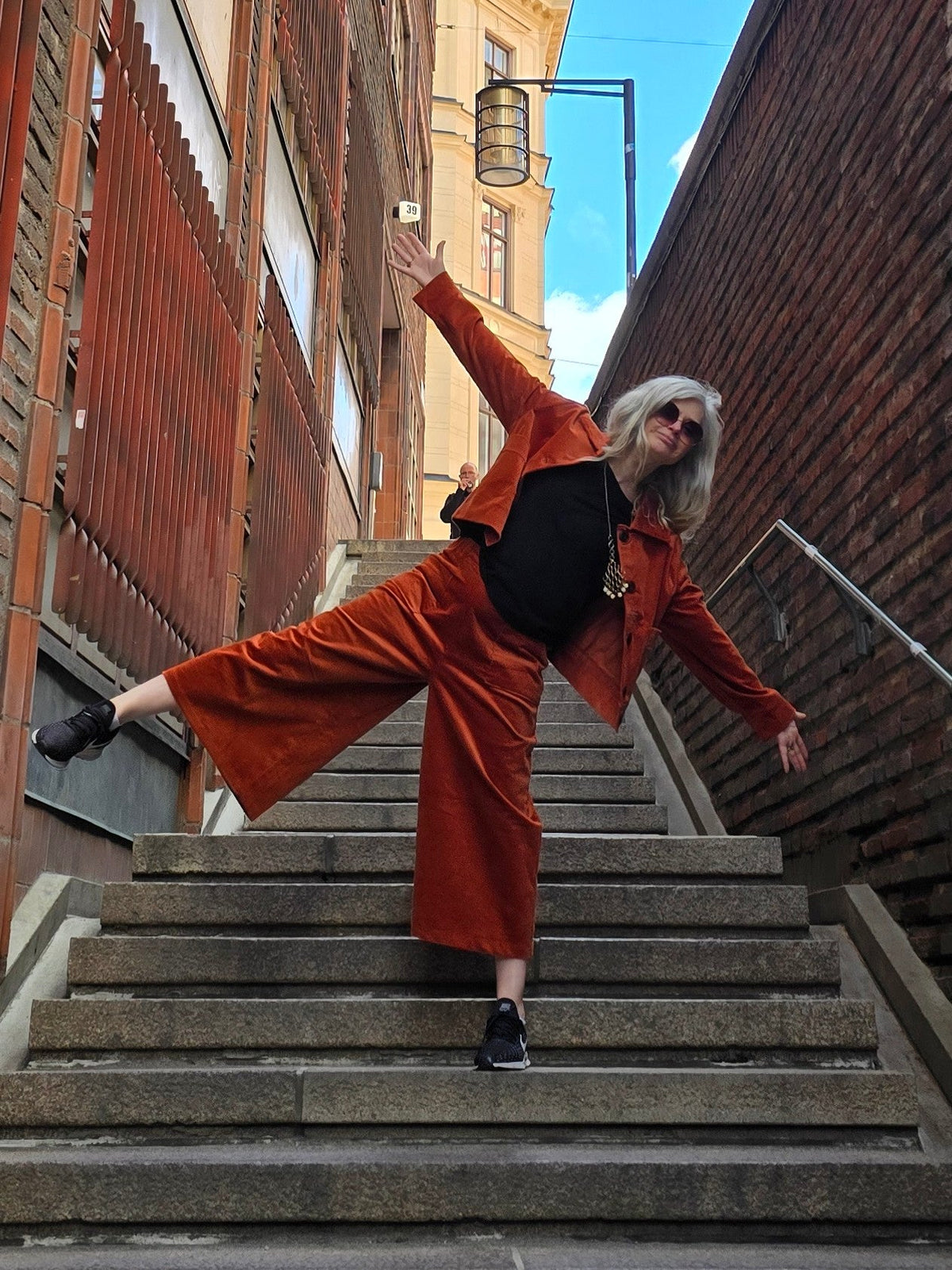 Culottebyxor manchester rost | Rino Byxor i S från Rino Design Sthlm