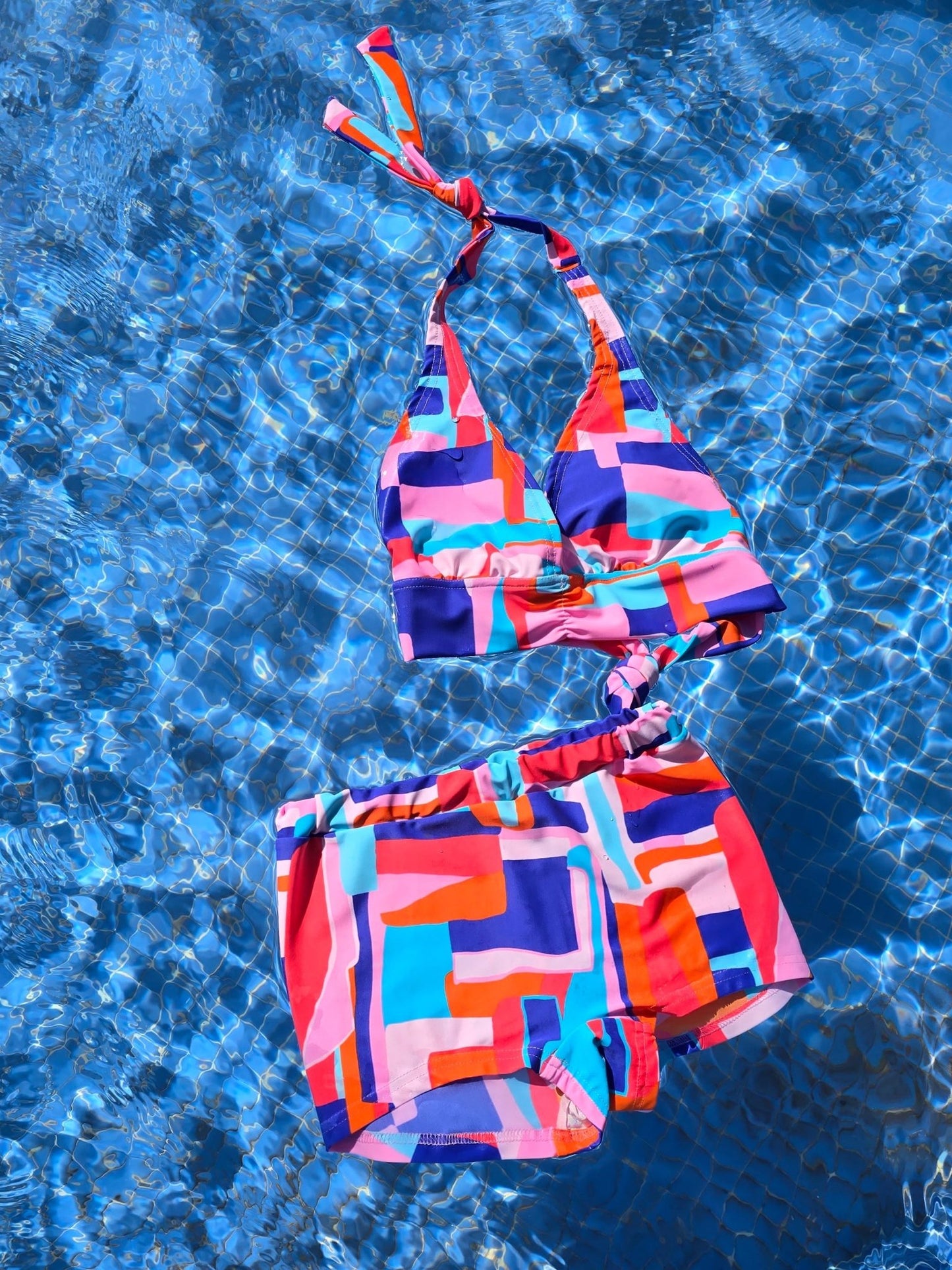 Flerfärgade Badbyxor 80's - Rino Design Sthlm