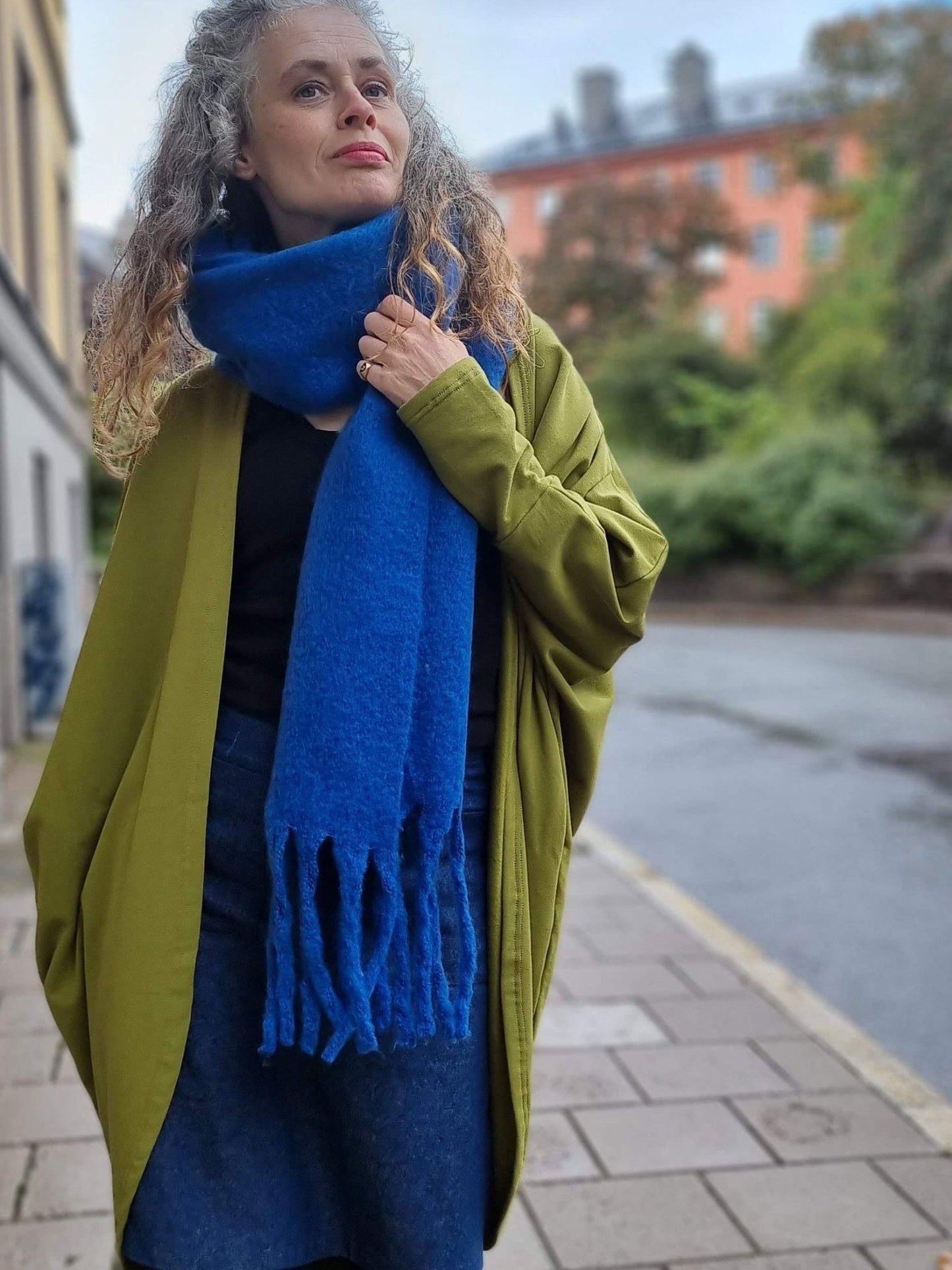 Halsduk Stor Blå - Rino Design Sthlm