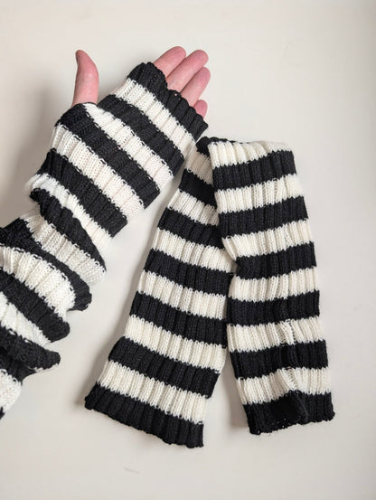 Handledsvärmare Svart/vit - Rino Design Sthlm