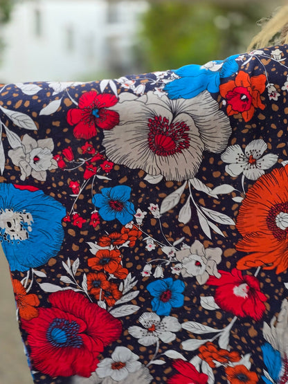 Kaftan Wonder Woman Blåröd - Rino Design Sthlm