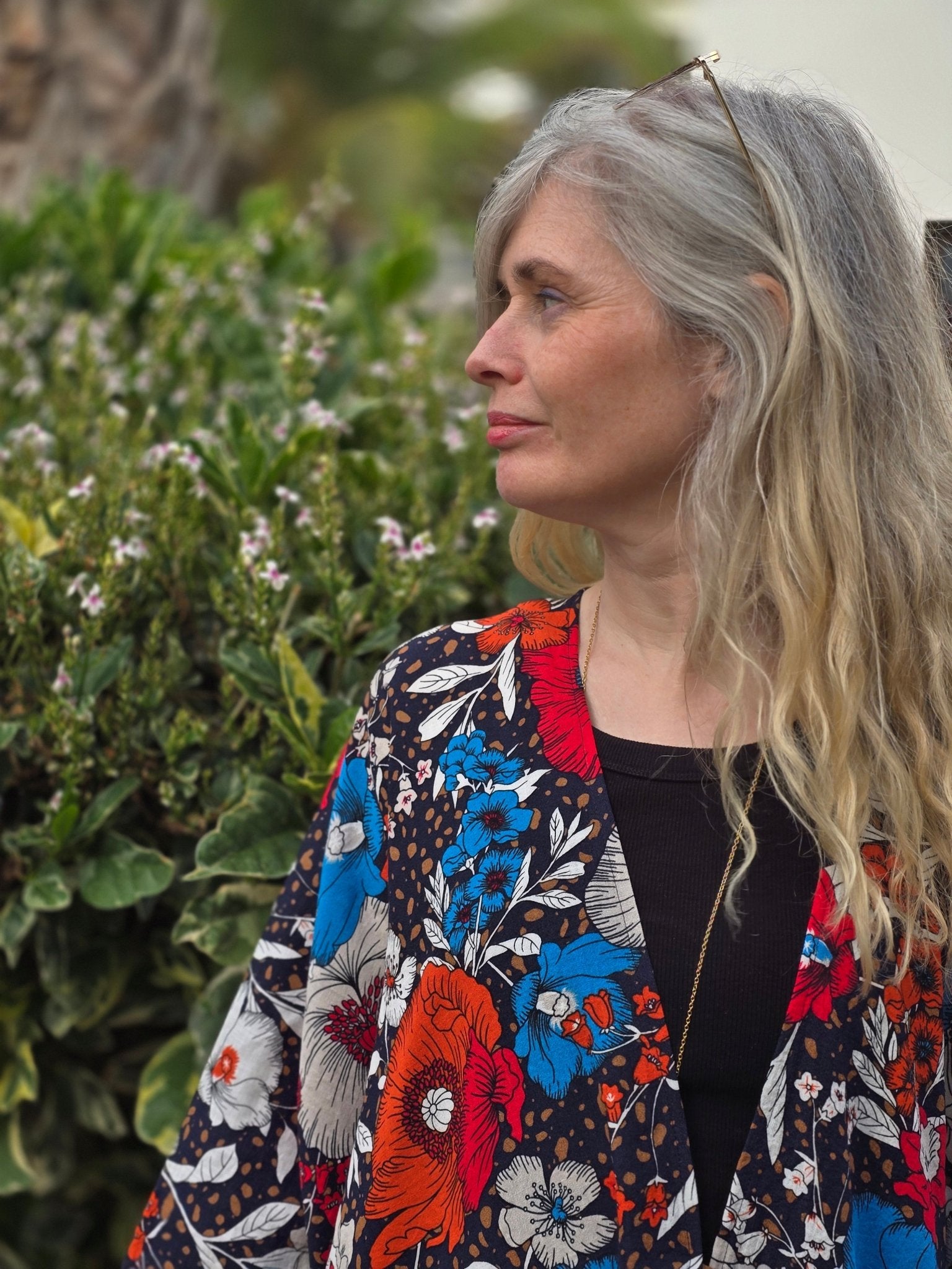 Kaftan Wonder Woman Blåröd | Rino Kaftanklänning i One size från Rino Design Sthlm