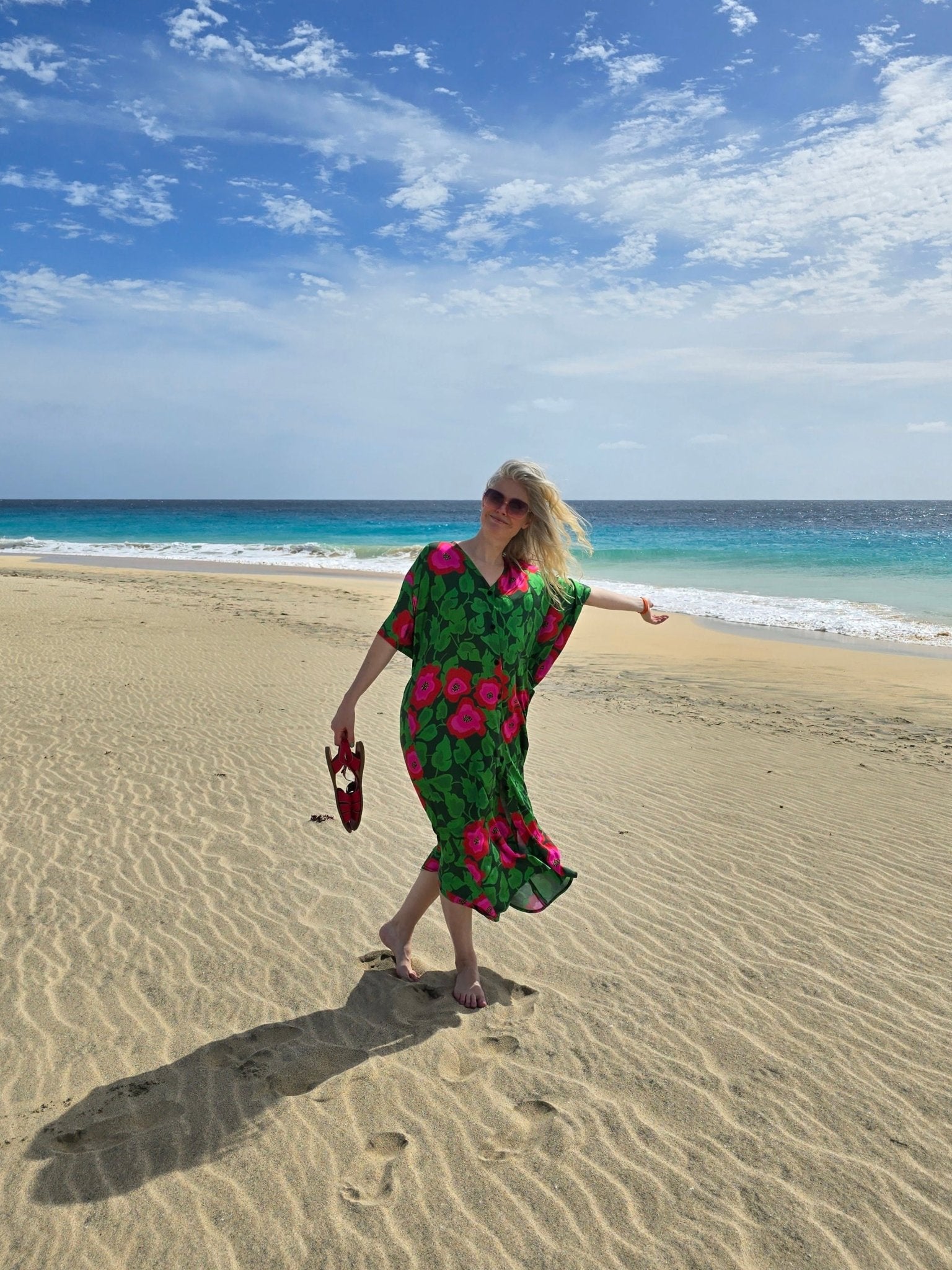 Kaftanklänning Multi Törnrosa | Rino Klänning i One size från Rino Design Sthlm