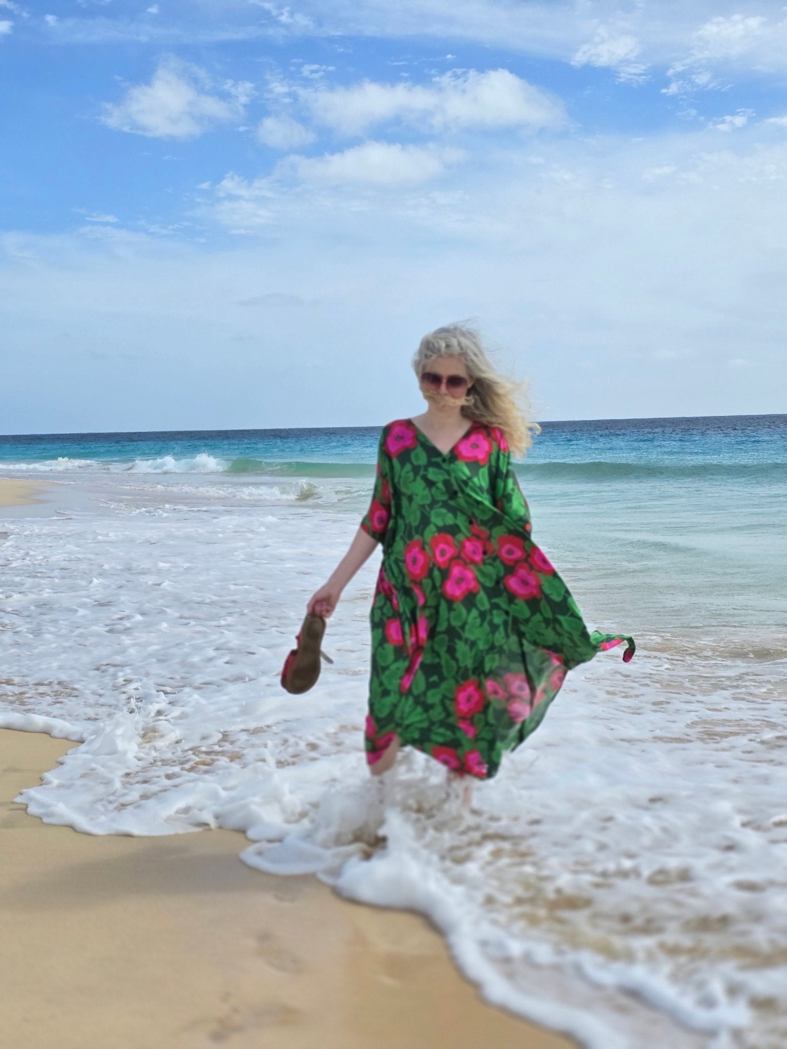 Kaftanklänning Multi Törnrosa | Rino Klänning i One size från Rino Design Sthlm