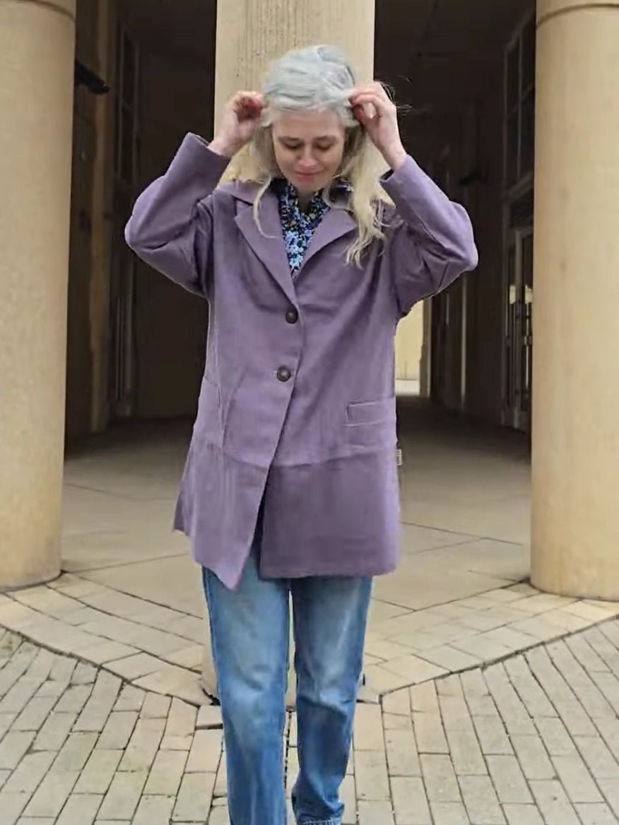 Kavaj Oversized Lila | Rino Kavaj i S/M från Rino Design Sthlm