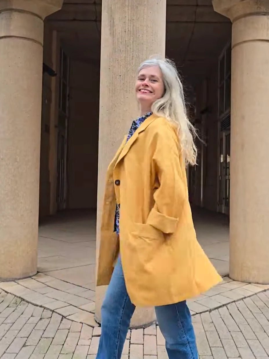 Kavaj Oversized Ljusgul | Rino Kavaj i S/M från Rino Design Sthlm