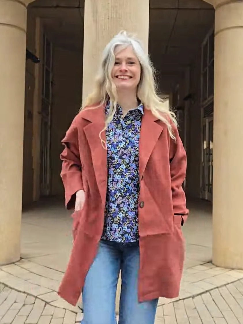 Kavaj Oversized Rost | Rino Kavaj i S/M från Rino Design Sthlm