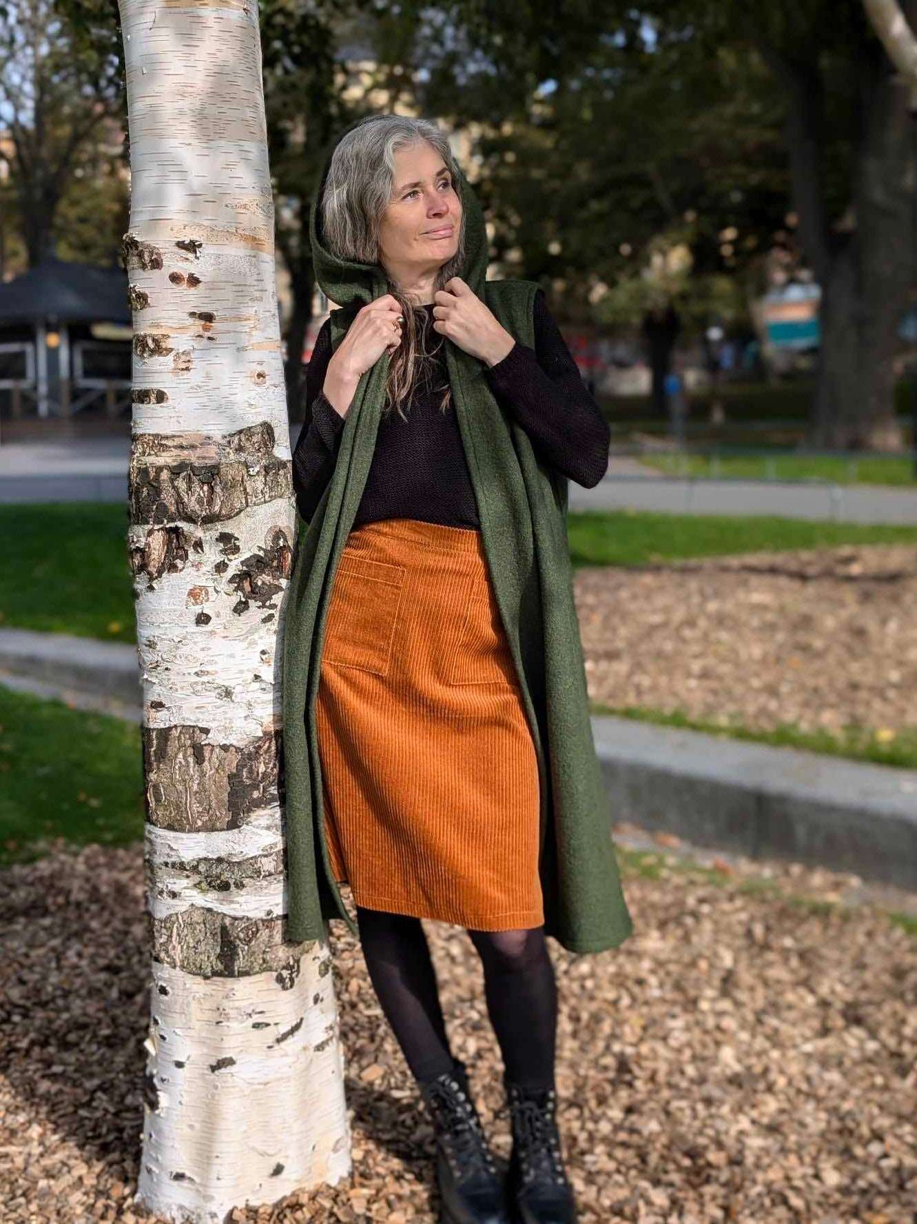 Manchesterkjol konjak | Rino Standard product i S från Rino Design Sthlm