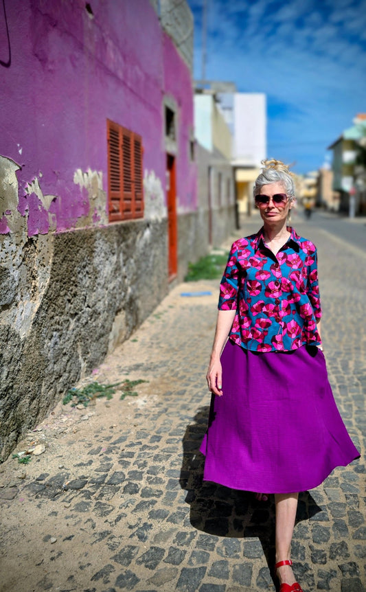 Kjol muslin Lila - Rino Design Sthlm