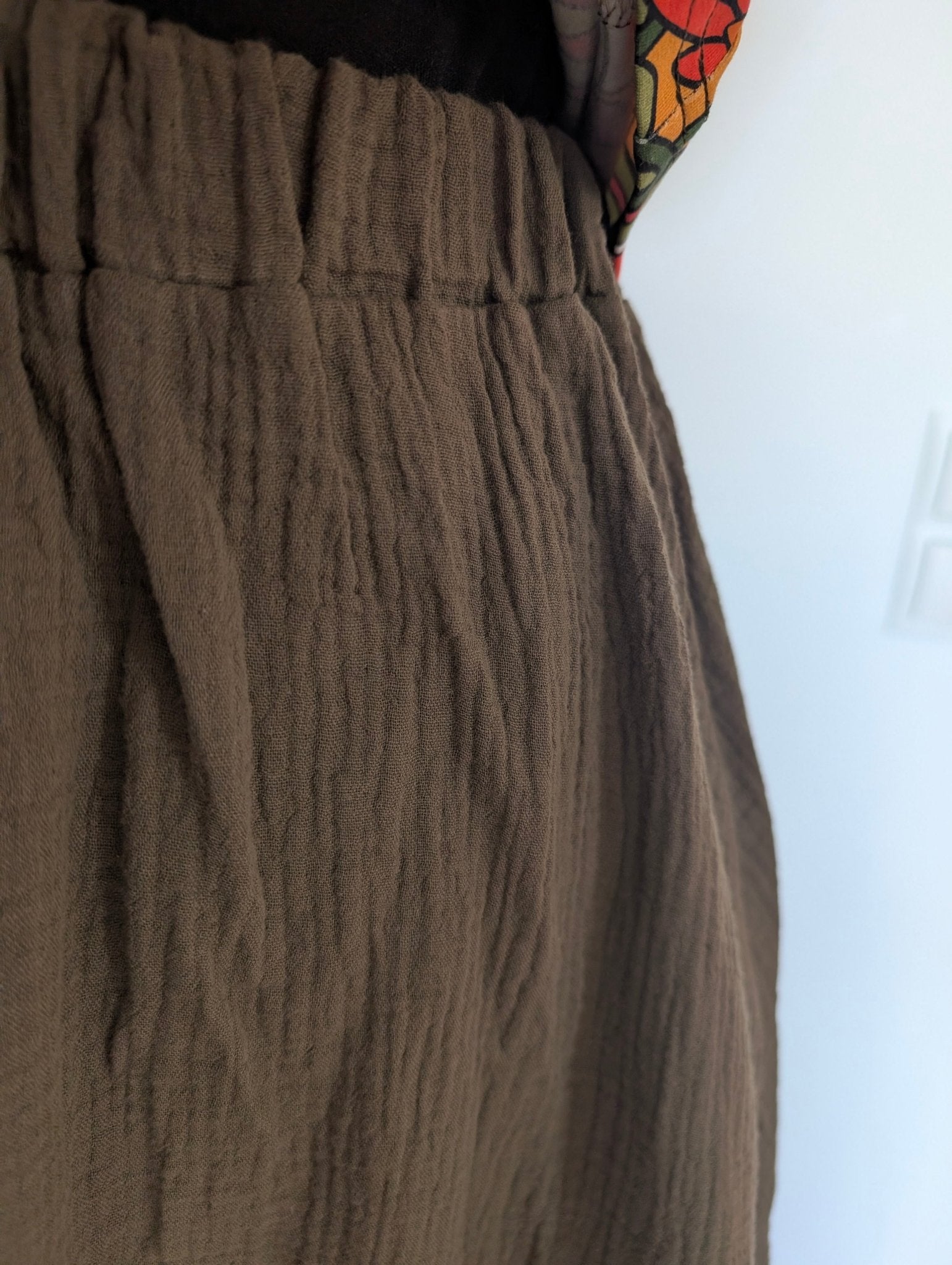 Kjol muslin Mörkgrön | Rino Kjol muslin i S från Rino Design Sthlm