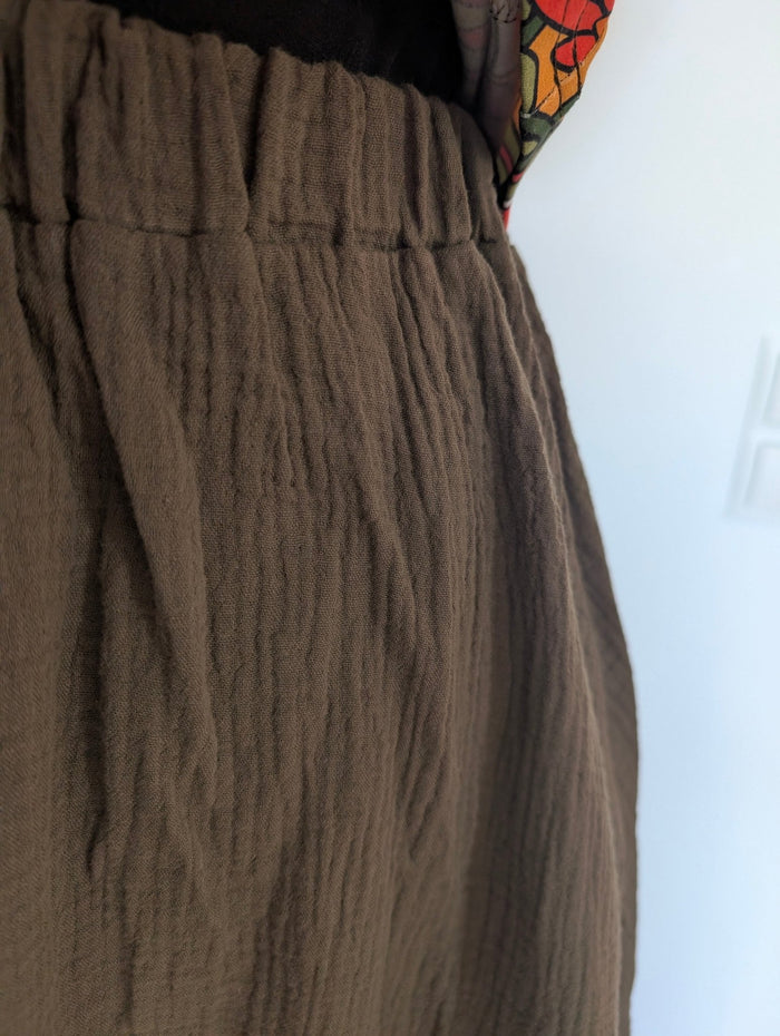 Kjol muslin Mörkgrön | Rino Kjol muslin i S från Rino Design Sthlm