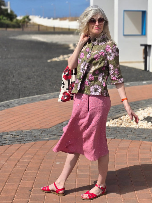 Kjol muslin Rosa - Rino Design Sthlm