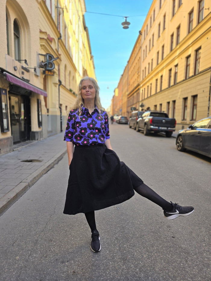 Kjol muslin Svart | Rino Kjol muslin i S från Rino Design Sthlm