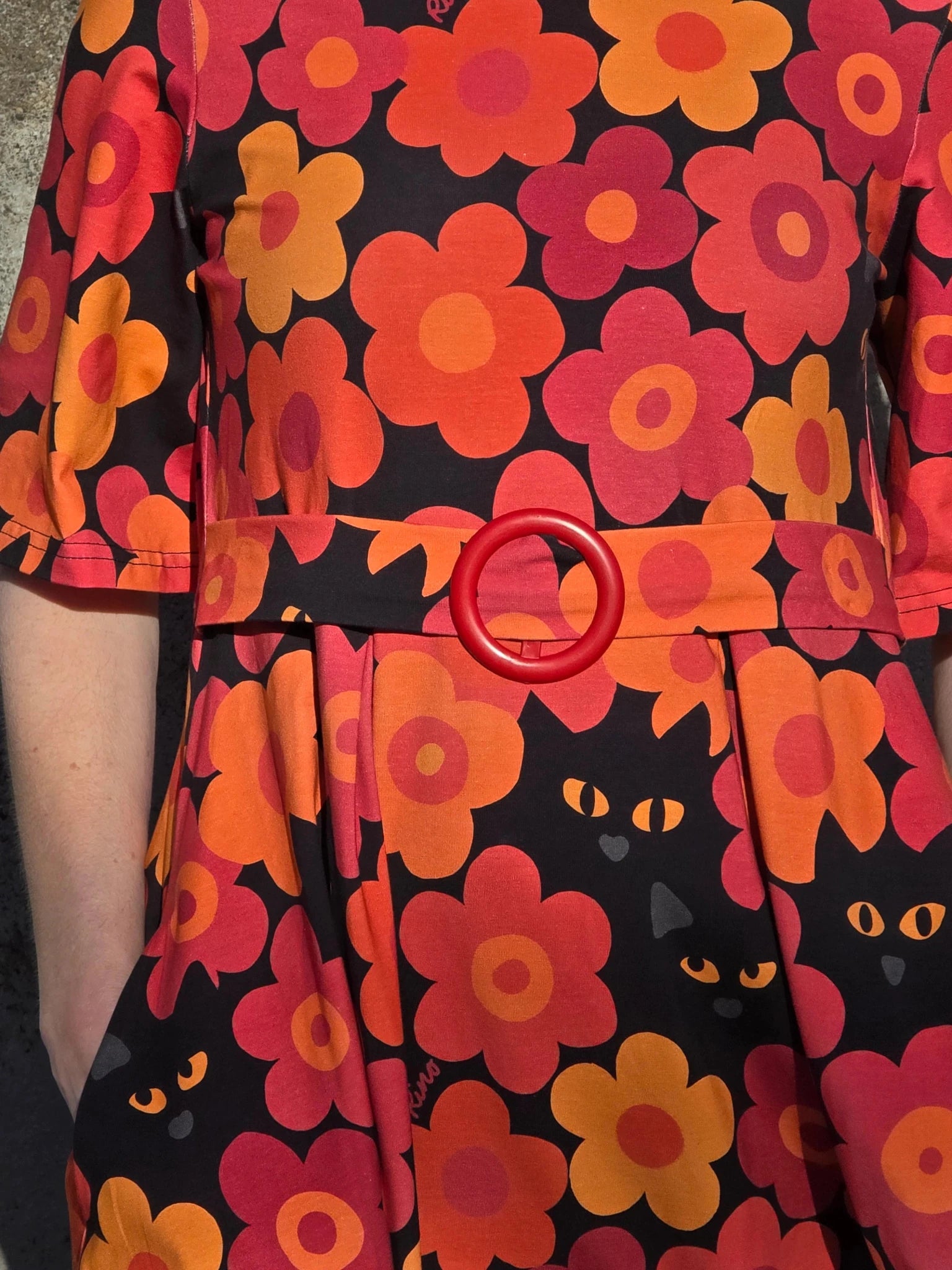 Klänning Gittan Tittut Orange | Rino Design Klänning i S från Rino Design Sthlm