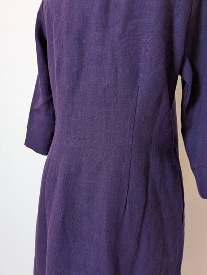 Klänning Prästkrage Lila By Rino - Rino Design Sthlm