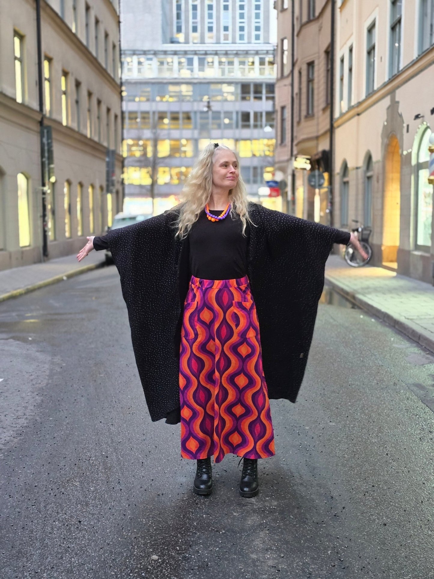 Lång Trikåkjol – Venus by Rino - Rino Design Sthlm