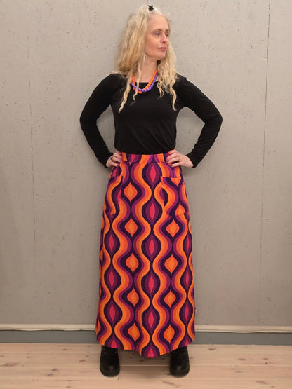 Lång Trikåkjol – Venus by Rino - Rino Design Sthlm