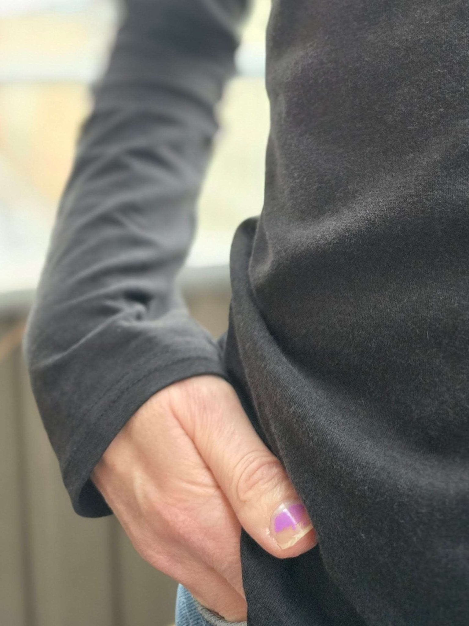 Långärmad tröja Bambu Svart | Rino Långärmad tröja i S från Rino Design Sthlm