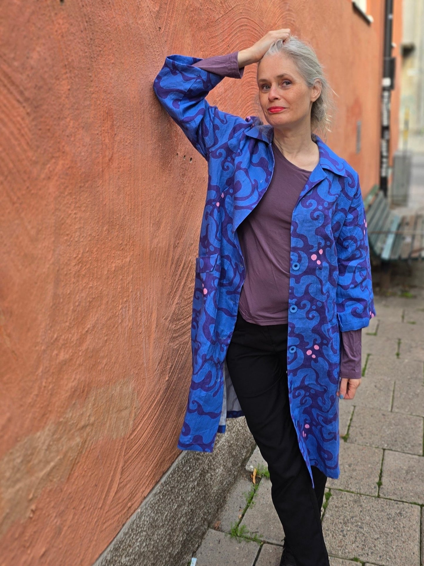 Långärmad tröja Bambu Ljuslila - Rino Design Sthlm