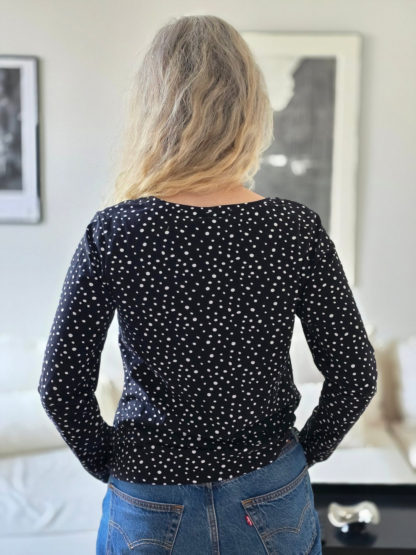 Långärmad tröja Prickig - Rino Design Sthlm