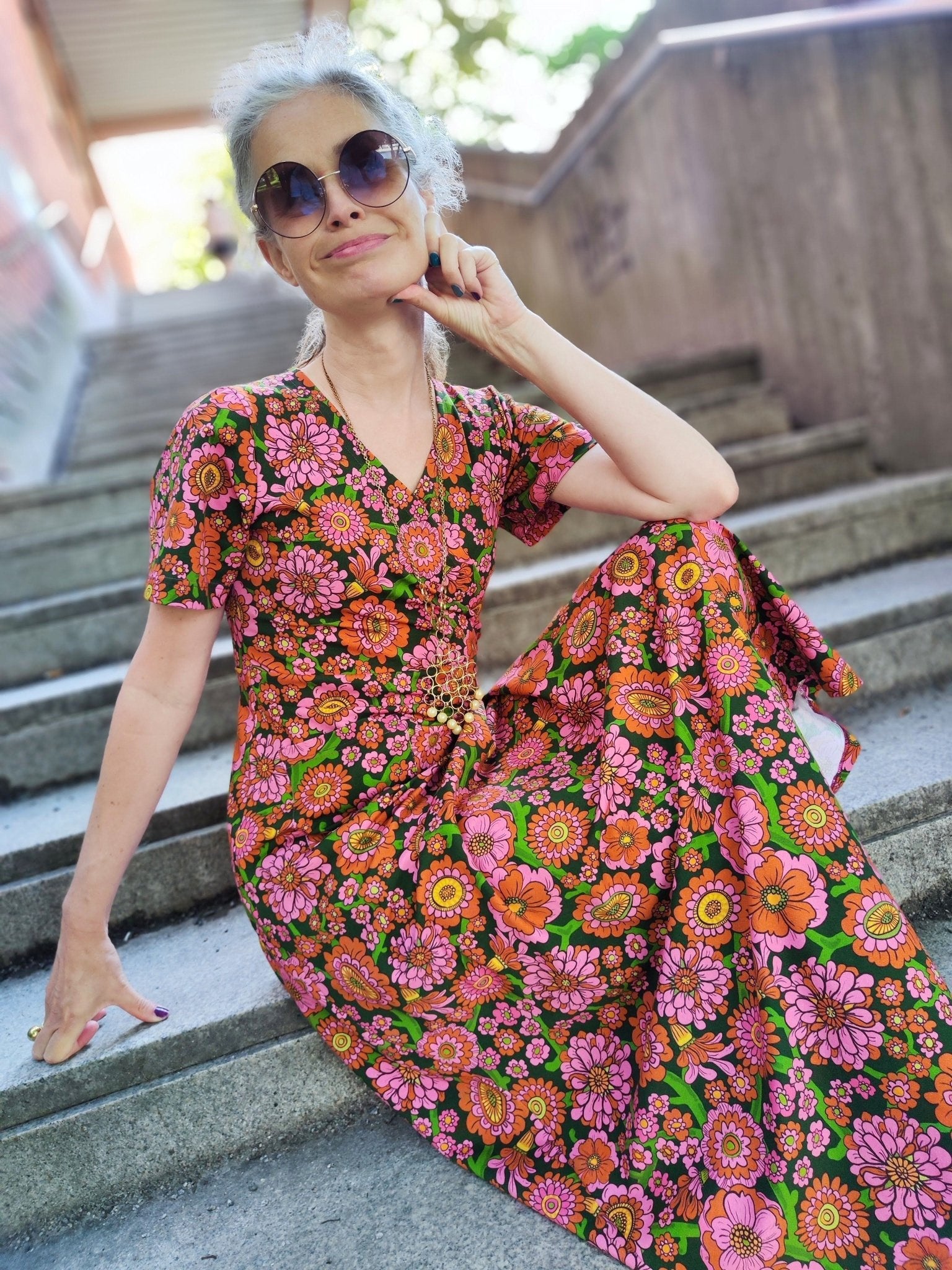 Långklänning Delaila | Rino Klänning i S från Rino Design Sthlm