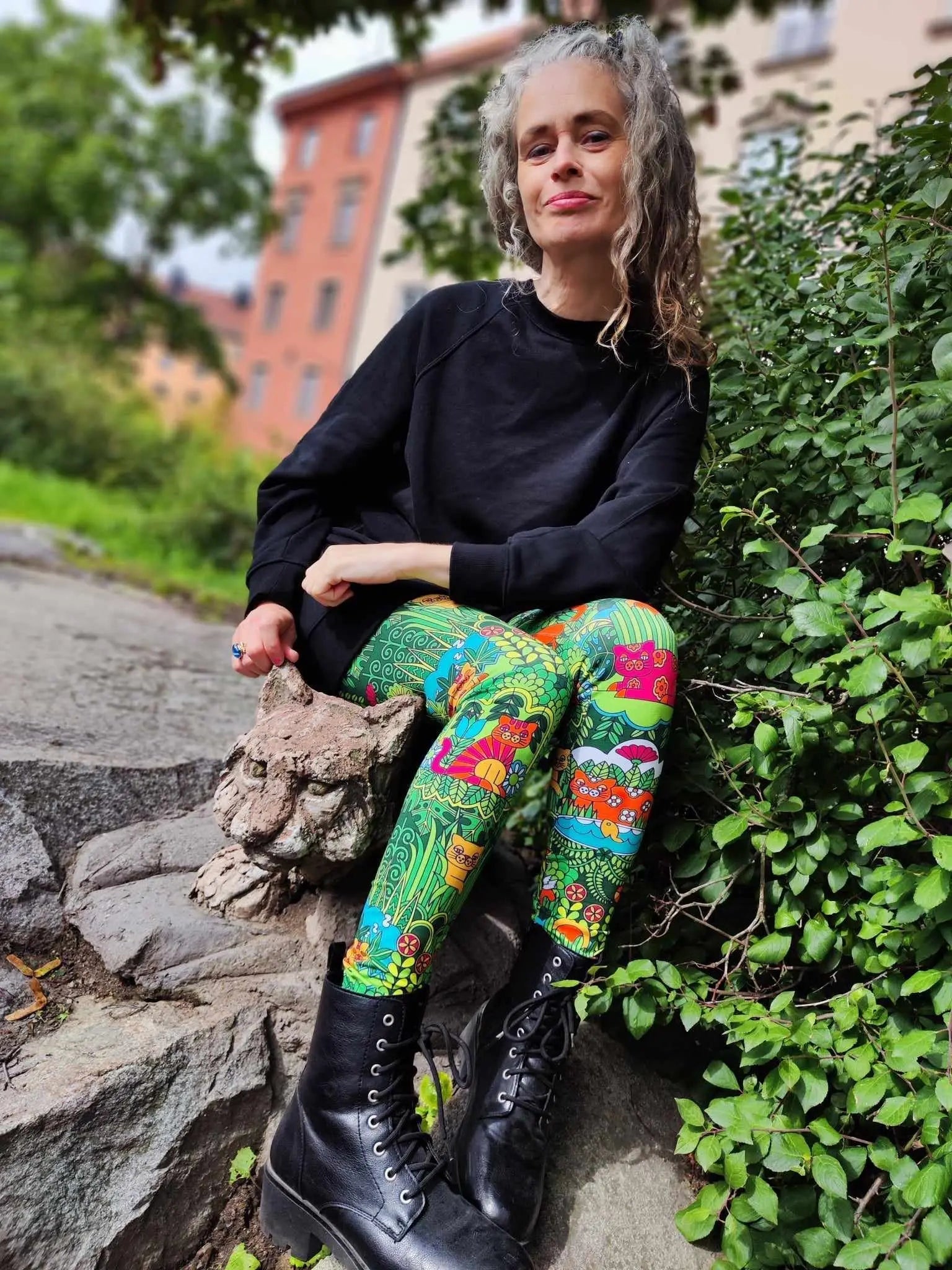 Leggings Katt | Rino Leggings i S från Rino Design Sthlm