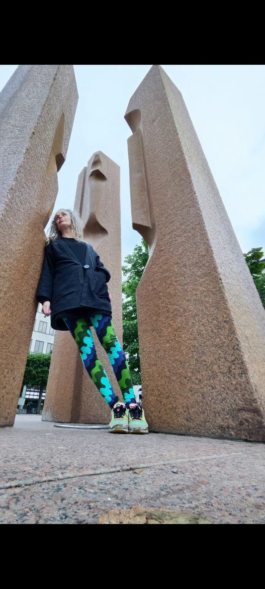 Leggings Krusning blå - Rino Design AB