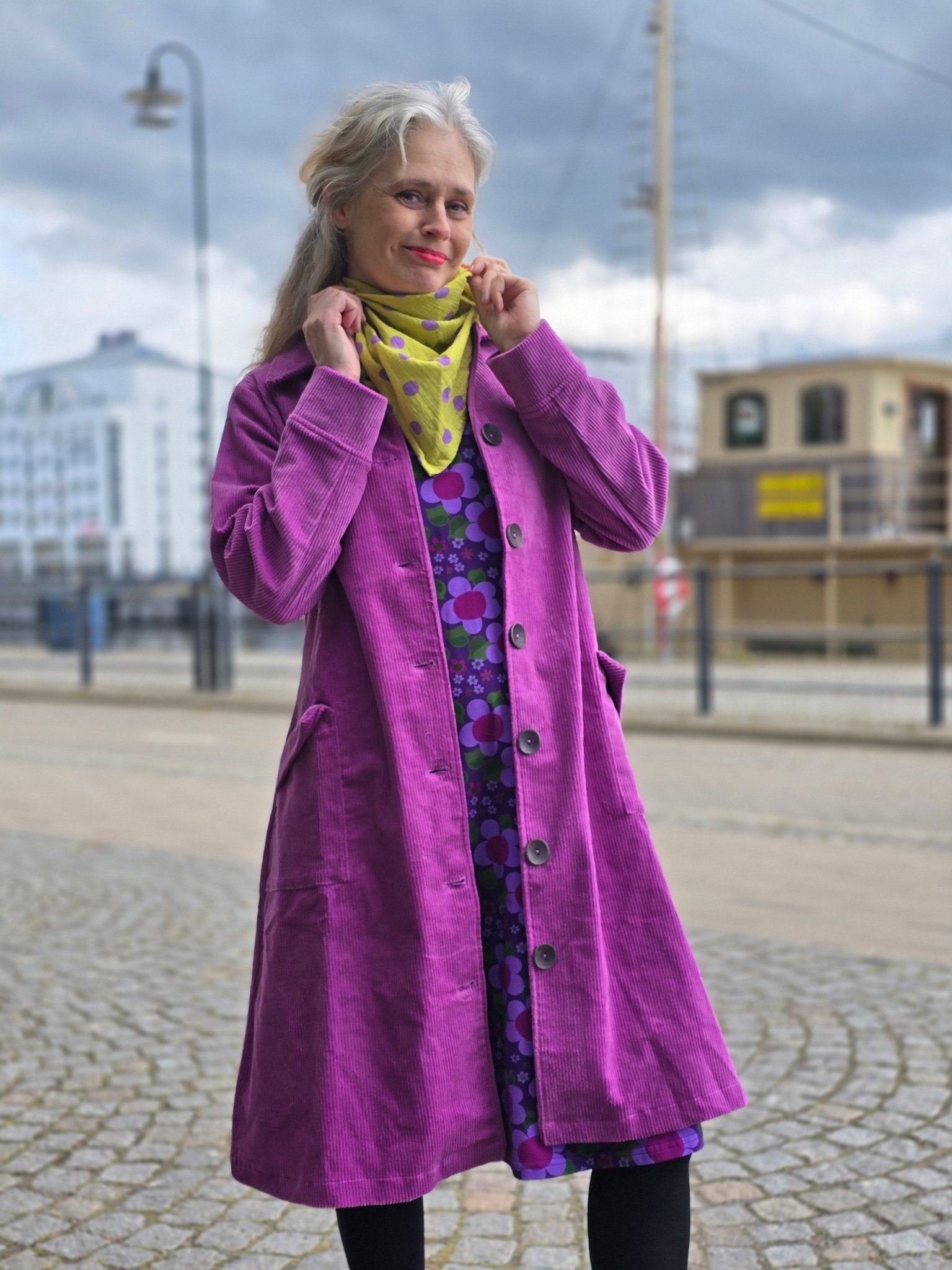 Lila Manchesterkappa - Rino Design Sthlm