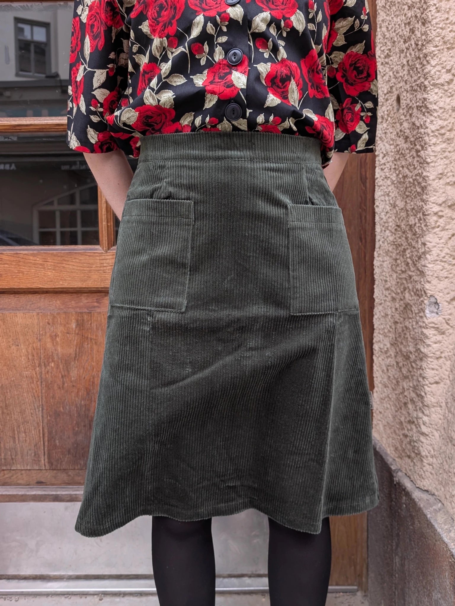 Manchesterkjol Mörkgrön | Rino Kjol i S från Rino Design Sthlm