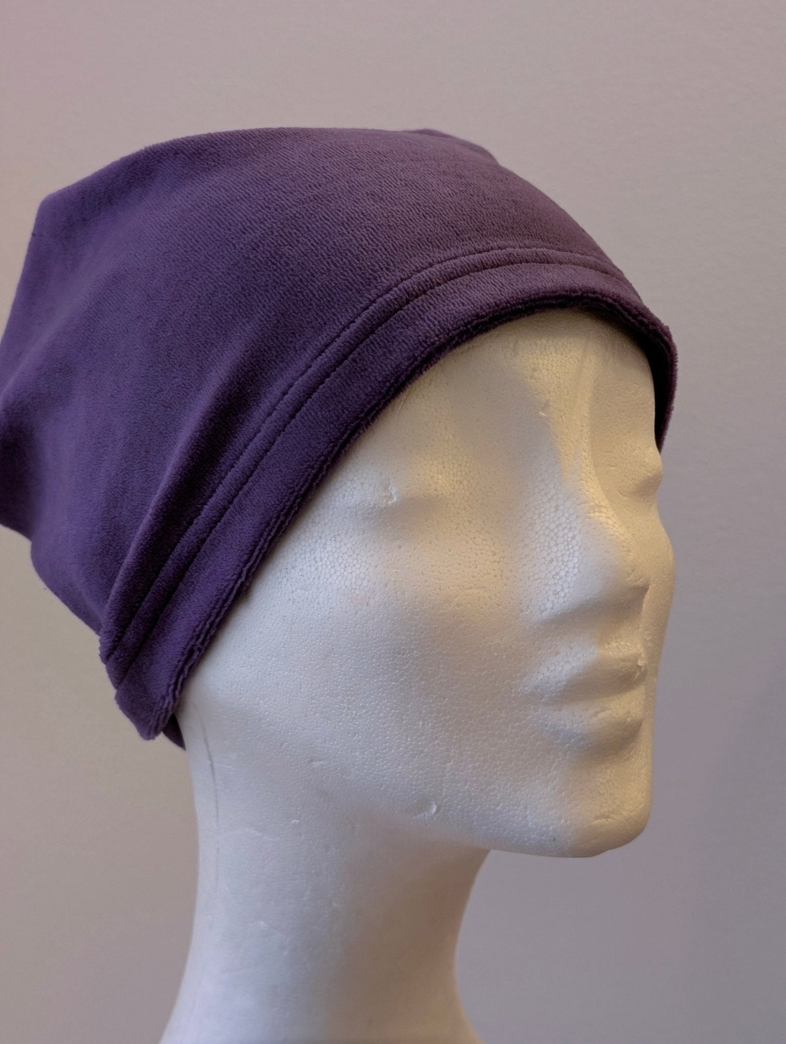 Mössa Velour Lila - Rino Design Sthlm