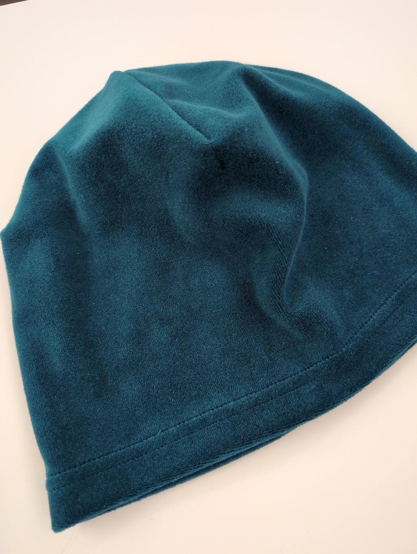 Mössa Velour Petrol - Rino Design Sthlm