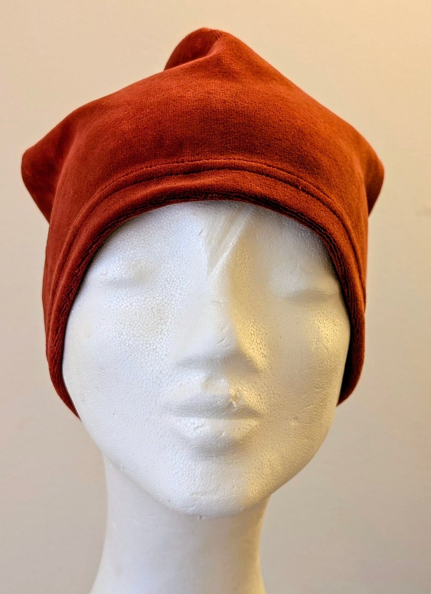 Mössa Velour Rost - Rino Design Sthlm