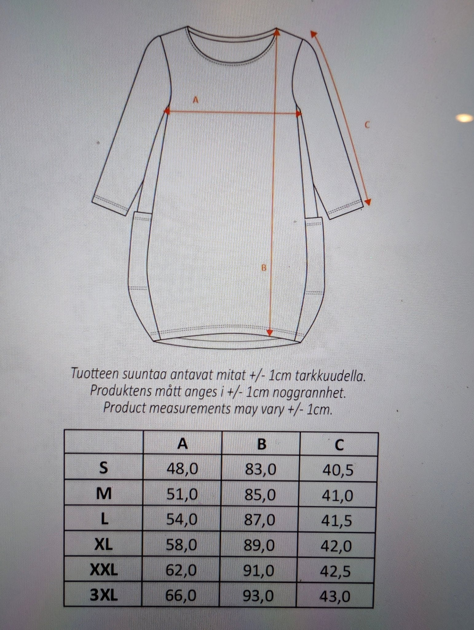 Tunika Skördefest | Mumin Tunika i S från Rino Design Sthlm