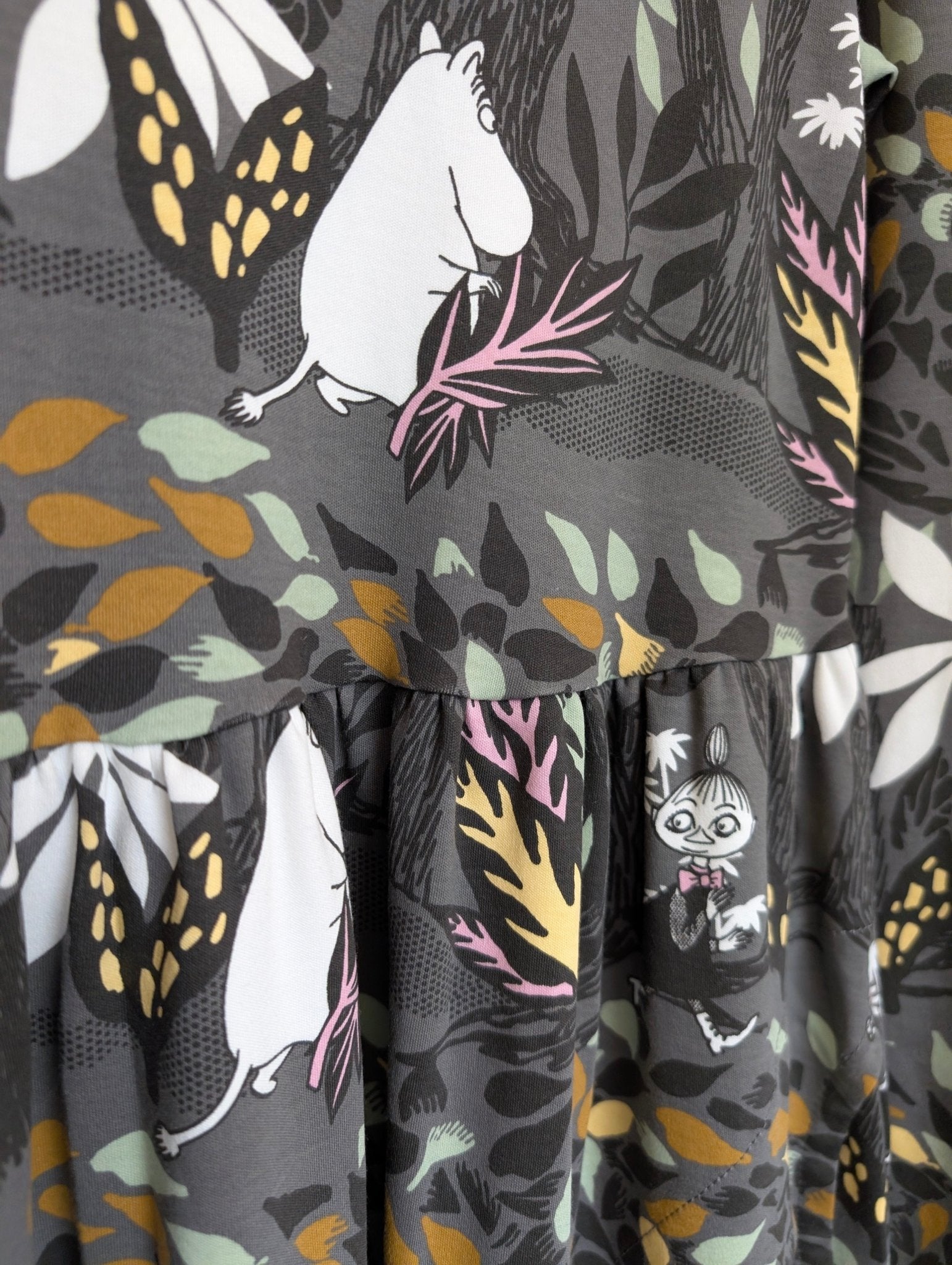 Klänning Vårkastanj Grå Dam | Mumin Klänning i S från Rino Design Sthlm