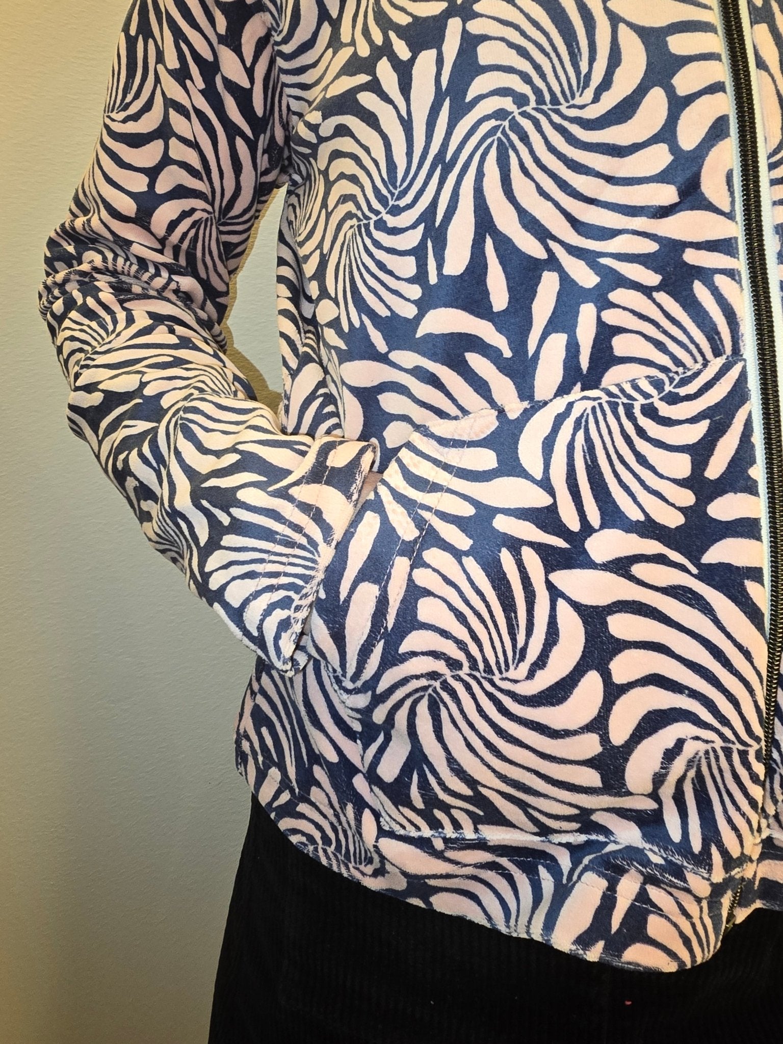 Munkjacka / Hoodie Velour Ljuslila | Rino - Rino Design Sthlm