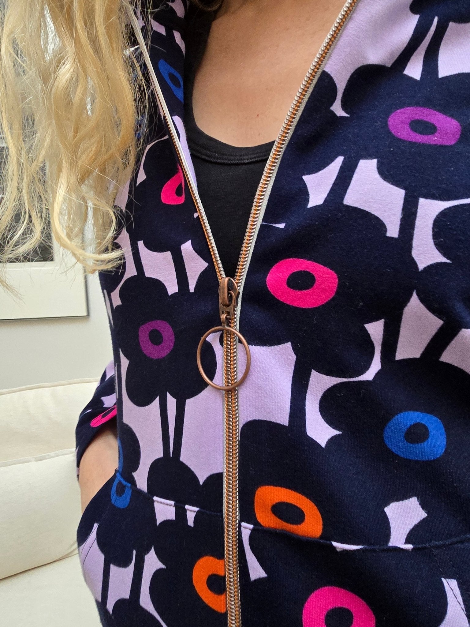 Munkjacka Sweat Daisychain - Rino Design Sthlm