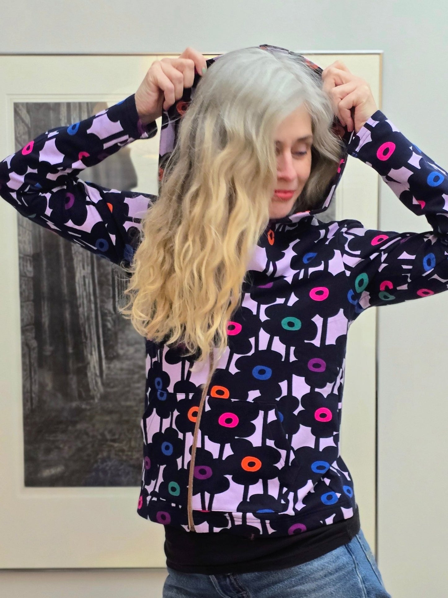 Munkjacka Sweat Daisychain - Rino Design Sthlm