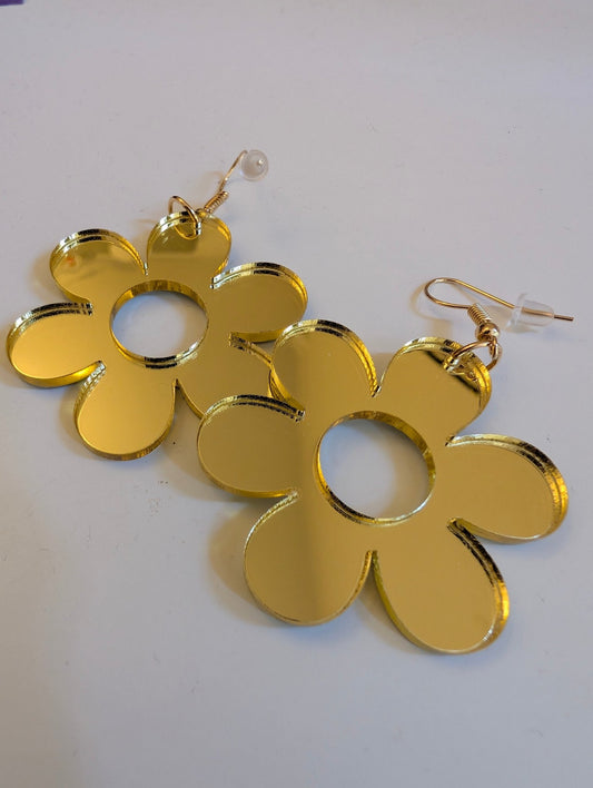Örhängen Flower Power Guld by Rino - Rino Design Sthlm