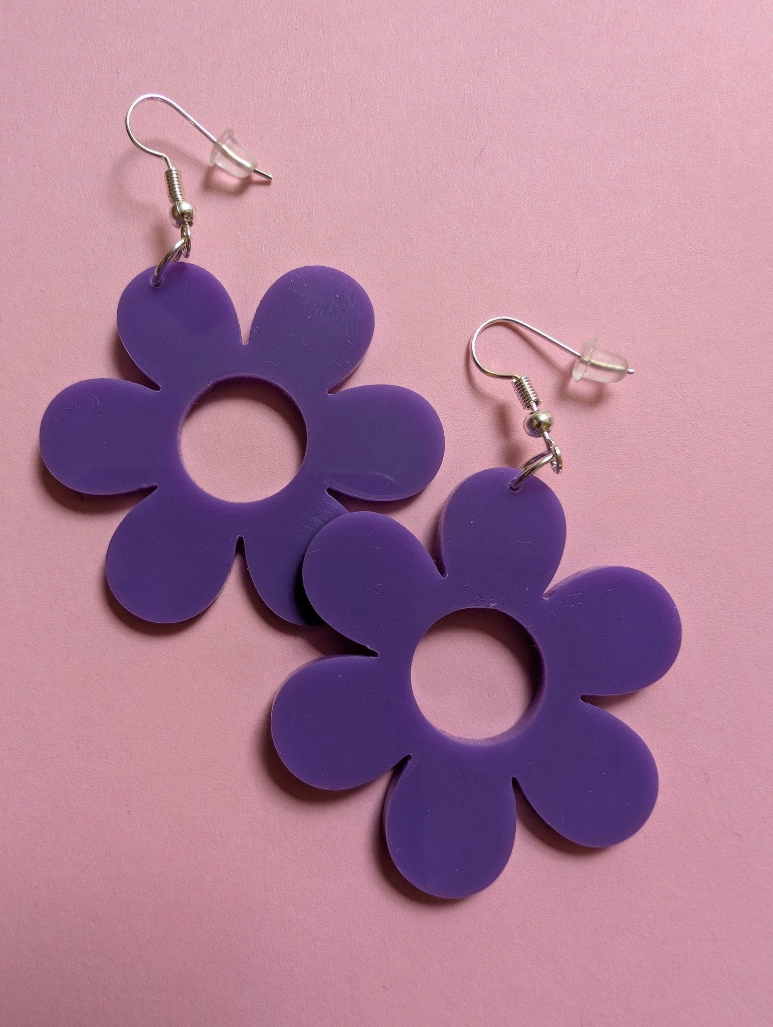Örhängen Flower Power Lila | Rino Örhängen i Mindre från Rino Design Sthlm