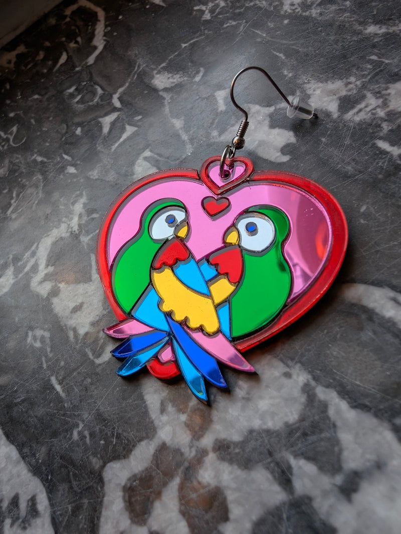 Örhängen Lovebirds | Rino Örhängen i One size från Rino Design Sthlm